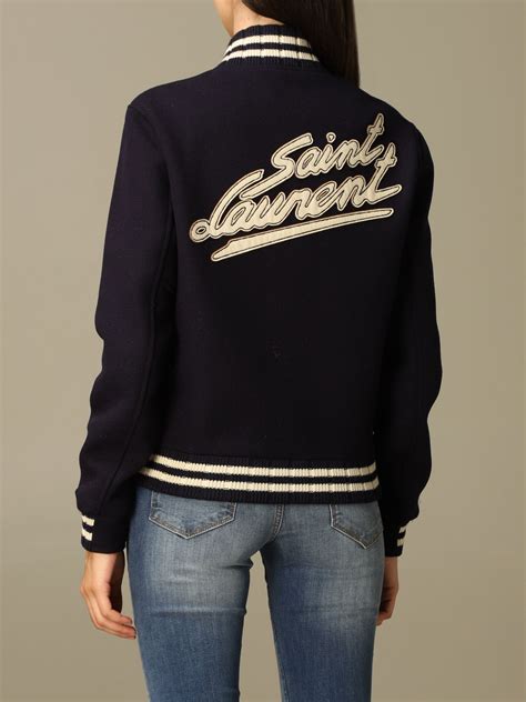 ysl navy shirt jacket|YSL jackets for women.